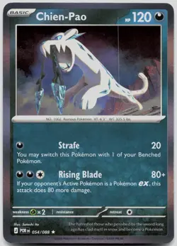 Chien-Pao 054/088 Rare Perfect Order Pokemon Holo Near Mint - Image 1