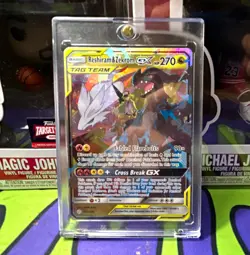 Pokemon Co Reshiram & Zekrom GX TAG TEAM Holo Ultra Rare 157/236 ENG 270HP - Image 1