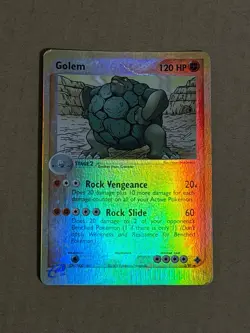 Golem 5/97 Dragon Pokemon Reverse Holo DMG Hisao Nakamura - Image 1