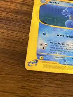 Pokemon Seadra 58/147 Pokemon Aquapolis Uncommon Non-Holo Card - Image 3