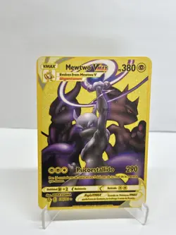 Mewtwo VMAX PS380 Metal Pokemon Card-Collectible Gift Display. - Image 3