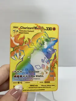 Charizard VMAX HP330 Metal Pokemon Card-Collectible Gift Display. - Image 3