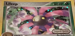 2006 Pokemon 56/92 Lileep Reverse Holo EX Legend Maker TCG Card - Image 3