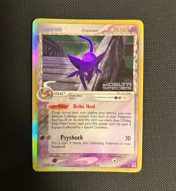 Pokemon TCG Espeon 4/113 Delta Species Reverse Holo Rare, English 2005 70HP - Image 1