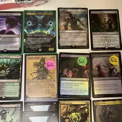 26 GREEN & Black Magic The Gathering Card Lot Great Value All 26 Cards LP-HP - Image 5