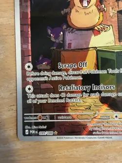 Pokemon Raticate Illustration Rare Perfect Order 099/088 - Image 3