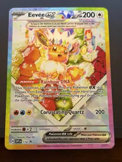 Eevee ex 174 SV Black Star Promo Card Prismatic Evolutions Pokemon TCG - Image 1