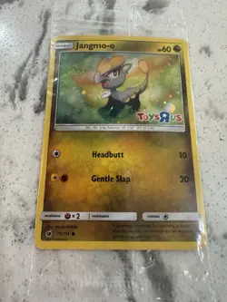 SEALED Jangmo-o Holo 2017 Pokemon Toys R Us Promo Card (75/111) New Vtg - Image 2