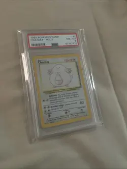 Chansey 1999 Pokemon Base 3/102 Holo PSA 8 - Image 1
