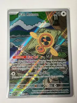 Fan Rotom 250/217 Illustration Rare Ascended Heroes Pokemon Holo Near Mint - Image 1