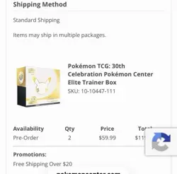 Pokemon Center 30th Anniversary ETB Elite Trainer Box New Sealed Preorder - Image 2