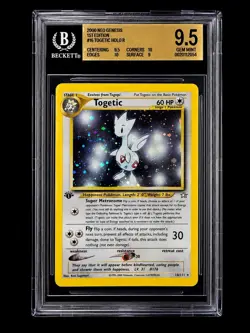 BGS 9.5 Pokemon 1st Edition Neo Genesis Togetic Holo #16 ENG - Image 1