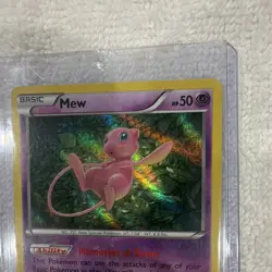 Pokemon TCG Mew 29/124 Fates Collide Holo Rare Holo English 2016 - Image 4