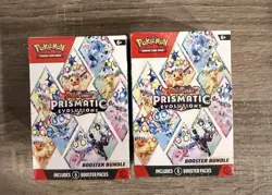 Pokemon TCG Prismatic Evolutions Booster Bundle Lot of 2 - NEW/FACTORY SEALED - Image 1