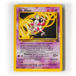 Pokemon - Mr. Mime - Non Holo - 22/64 - Jungle - Rare Card - Image 1