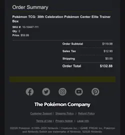 Pokemon Center ETB 30th Anniversary Celebration Sealed - PRESALE Ship 9/16 - Image 2