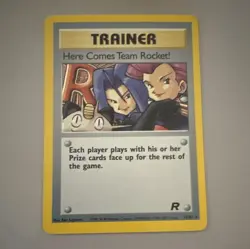 Wizards of the Coast Here Comes Team Rocket! 15/82 Team Rocket Holo Rare 2000 - Image 1