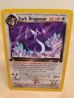 Dark Dragonair 1st Edition 33/82 - Team Rocket Pokemon Card - Image 1