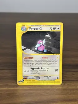 Porygon2 28/147 Aquapolis Non Holo Regular Pokemon Card - Image 1