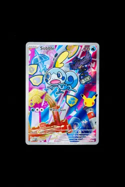 SOBBLE 054 Promo ME: Mega Evolution Promo Pokemon Holo Near Mint - Image 1