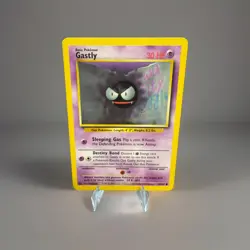 Gastly 50/102 Common Base Set Unlimited Pokemon Lightly Played - Image 1