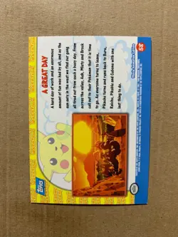 A Great Day #58 TOPPS Pikachu's Vacation - Foil Pokemon Card - NM/M - Image 2