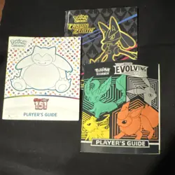 Pokemon TCG Player's Guide Booklets Lot of 3 Crown Zenith, 151, & Evolving Skies - Image 1