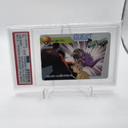 Pokemon Japanese Bandai Carddass Anime Collection #136 Golem Vs. Nidoking PSA 10 - Image 1