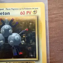 Pokemon TCG 1st Edition Base FRENCH Holo Magneton - 9/102 - LP - Image 3