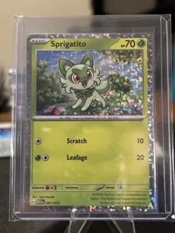 The Pokemon Company Sprigatito 001/015 McDonald's 2023 Holo Promo English - Image 1