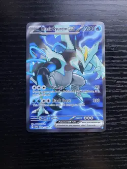 Pokemon TCG Black Kyurem ex Surging Sparks Full Art Holo Ultra Rare 218/191 Eng - Image 1