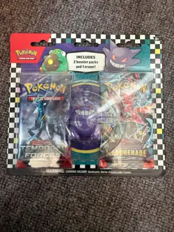 Pokemon TCG: Back to School Eraser Blister – Gengar (1 Eraser & 2 Booster - Image 1