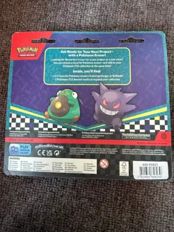 Pokemon TCG: Back to School Eraser Blister – Gengar (1 Eraser & 2 Booster - Image 2
