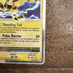 Pokemon Mysterious Treasures Electivire Lv. X 121/123 Rare Holo HP (Bent) - Image 2