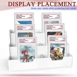 Trading Cards Protector Case Acrylic Clear Baseball Card Holders with Label1900 - Image 4