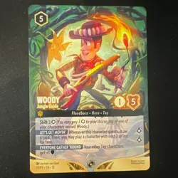 Disney Lorcana TCG Woody - Jungle Guide 53/P3 Promo Non-Foil Character Card - Image 1