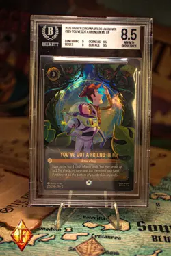 Disney Lorcana You've got a friend in me Enchanted 225/204 Wilds Unknown BGS 8.5 - Image 1