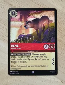 The Jungle Book Disney Lorcana Card Rama 109/204 NM - Image 1