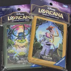 Disney Lorcana Official Card Sleeves Toy Story Woody Buzz & Aliens Set New JP - Image 1