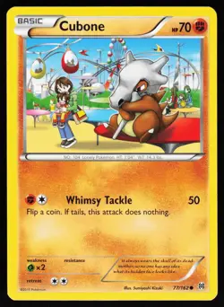 Cubone 77 162 C BREAKthrough Pokemon Lightly Played - Image 1