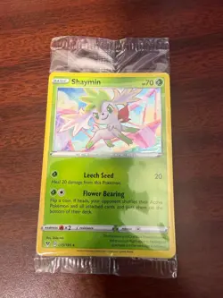 Shaymin 015/185 Holo Rare Vivid Voltage Pokemon Holo Near Mint - Image 1