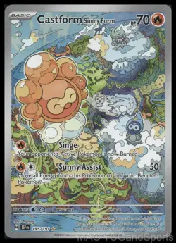 Castform Sunny Form 195/191 Surging Sparks Pokemon TCG NM - Image 1