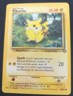 Pokemon Pikachu 60/64 – Jungle Set 1999 – Vintage WotC – Spark 50 HP – Original - Image 1