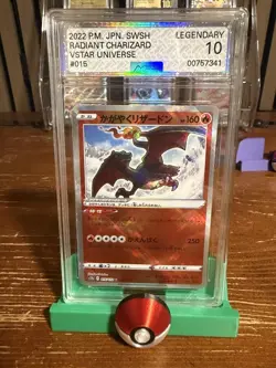AGS Legendary 10 Radiant Charizard #15 Pokemon TCG Vstar Universe - JP Pristine - Image 1