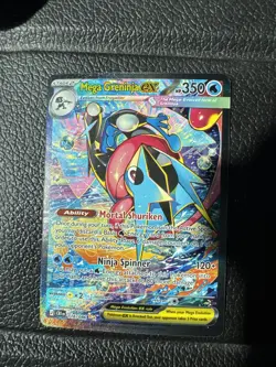 Mega Greninja ex 116/086 Me04: Chaos Rising Holo - Pokemon TCG - NM - Image 2