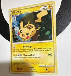 The Pokemon Company Pikachu HGSS03 HGSS Holo Promo 70 HP Basic English - Image 1
