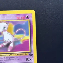 Pokemon TCG Mew Wizards Black Star Promos 8 Regular Promo 1st Edition Promo - Image 3
