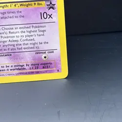 Pokemon TCG Mew Wizards Black Star Promos 8 Regular Promo 1st Edition Promo - Image 4