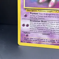 Pokemon TCG Mew Wizards Black Star Promos 8 Regular Promo 1st Edition Promo - Image 5