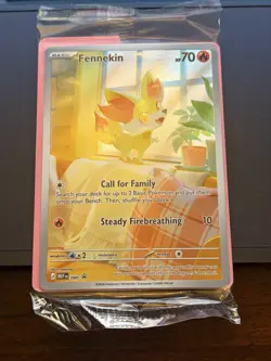Pokemon Fennekin 080 Black Star PROMO Sealed Chaos Rising - Image 1